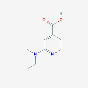 2-(Ethyl(methyl)amino)isonicotinic acid