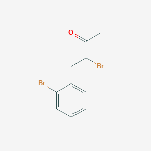 3-Bromo-4-(2-bromophenyl)butan-2-one