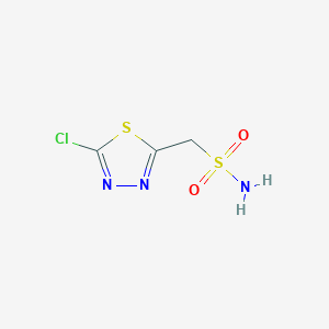 (5-Chloro-1,3,4-thiadiazol-2-yl)methanesulfonamide