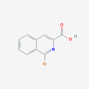 molecular formula C10H6BrNO2 B15259925 1-Bromoisoquinoline-3-carboxylic acid 