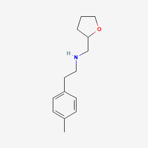 molecular formula C14H21NO B1525994 [2-(4-甲基苯基)乙基](氧杂环丁烷-2-基甲基)胺 CAS No. 1184783-43-4