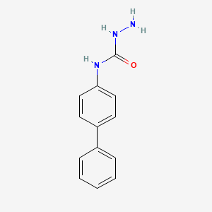 molecular formula C13H13N3O B1525998 3-Amino-1-(4-phenylphenyl)urea CAS No. 124351-95-7
