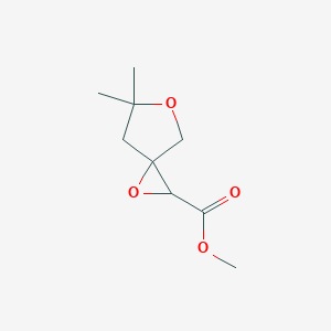 Methyl 6,6-dimethyl-1,5-dioxaspiro[2.4]heptane-2-carboxylate