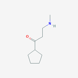 1-Cyclopentyl-3-(methylamino)propan-1-one