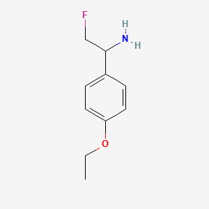 1-(4-Ethoxyphenyl)-2-fluoroethan-1-amine