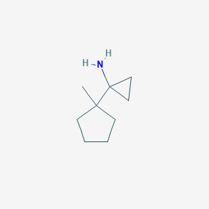 1-(1-Methylcyclopentyl)cyclopropan-1-amine