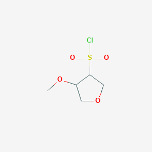 4-Methoxyoxolane-3-sulfonyl chloride