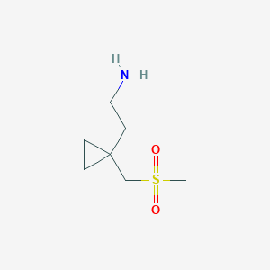 2-[1-(Methanesulfonylmethyl)cyclopropyl]ethan-1-amine