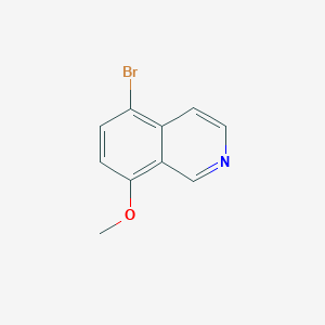 molecular formula C10H8BrNO B1526008 5-溴-8-甲氧基异喹啉 CAS No. 679433-91-1