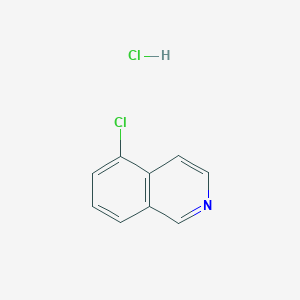 molecular formula C9H7Cl2N B15260123 5-Chloroisoquinoline hydrochloride 