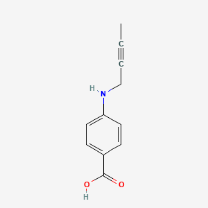 molecular formula C11H11NO2 B15260182 4-[(But-2-yn-1-yl)amino]benzoic acid 