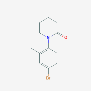 1-(4-Bromo-2-methylphenyl)piperidin-2-one