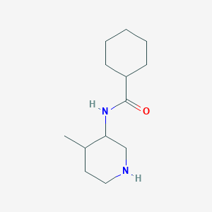 N-(4-methylpiperidin-3-yl)cyclohexanecarboxamide