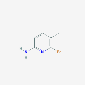 molecular formula C6H7BrN2 B1526035 6-Bromo-5-methylpyridin-2-amine CAS No. 89466-17-1