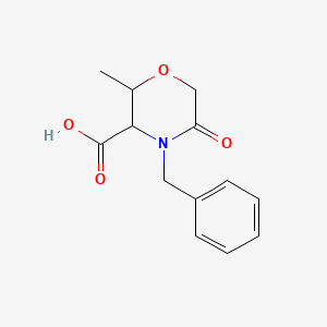 4-Benzyl-2-methyl-5-oxomorpholine-3-carboxylic acid