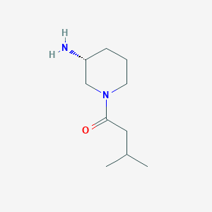 1-[(3R)-3-Aminopiperidin-1-yl]-3-methylbutan-1-one