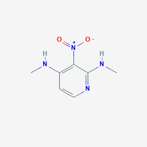 molecular formula C7H10N4O2 B1526043 N2,N4-Dimethyl-3-nitropyridine-2,4-diamine CAS No. 1042154-36-8