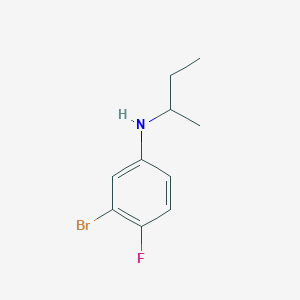 3-bromo-N-(butan-2-yl)-4-fluoroaniline