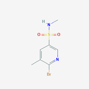 6-Bromo-N,5-dimethylpyridine-3-sulfonamide