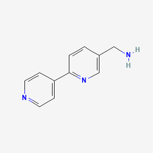 molecular formula C11H11N3 B1526050 [2,4'-联吡啶]-5-基甲胺 CAS No. 1255638-56-2