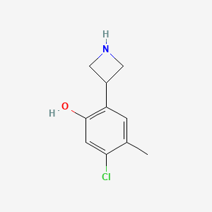 2-(Azetidin-3-yl)-5-chloro-4-methylphenol