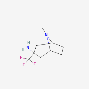 8-Methyl-3-(trifluoromethyl)-8-azabicyclo[3.2.1]octan-3-amine