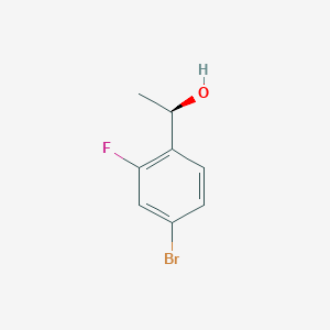 B1526058 (1R)-1-(4-bromo-2-fluorophenyl)ethan-1-ol CAS No. 749932-80-7
