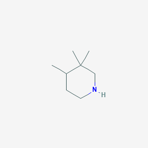 molecular formula C8H17N B1526059 3,3,4-三甲基哌啶 CAS No. 1461715-19-4