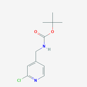 molecular formula C11H15ClN2O2 B1526061 tert-Butyl ((2-chloropyridin-4-yl)methyl)carbamate CAS No. 916210-27-0