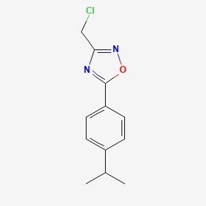 3-(Chloromethyl)-5-(4-isopropylphenyl)-1,2,4-oxadiazole