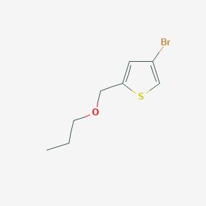 molecular formula C8H11BrOS B1526064 4-Bromo-2-(propoxymethyl)thiophene CAS No. 1065184-25-9