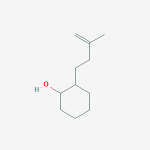 2-(3-Methylbut-3-en-1-yl)cyclohexan-1-ol