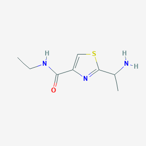 2-(1-aminoethyl)-N-ethyl-1,3-thiazole-4-carboxamide