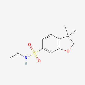 N-Ethyl-3,3-dimethyl-2,3-dihydro-1-benzofuran-6-sulfonamide