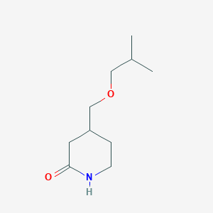 4-[(2-Methylpropoxy)methyl]piperidin-2-one