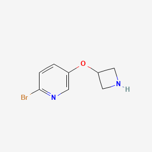B1526081 5-(Azetidin-3-yloxy)-2-bromopyridine CAS No. 1146089-82-8