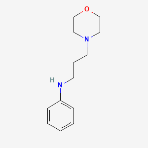 molecular formula C13H20N2O B1526083 N-[3-(吗啉-4-基)丙基]苯胺 CAS No. 1137735-26-2