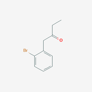 molecular formula C10H11BrO B1526087 1-(2-溴苯基)丁烷-2-酮 CAS No. 1179882-16-6