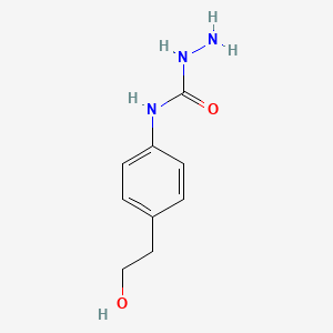 molecular formula C9H13N3O2 B1526097 3-氨基-1-[4-(2-羟乙基)苯基]脲 CAS No. 1251026-72-8