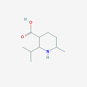 6-Methyl-2-(propan-2-yl)piperidine-3-carboxylic acid