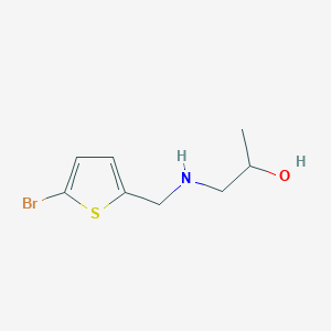 1-{[(5-Bromothiophen-2-yl)methyl]amino}propan-2-ol