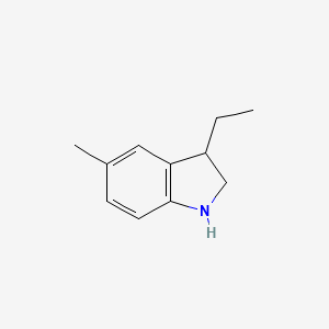 3-ethyl-5-methyl-2,3-dihydro-1H-indole