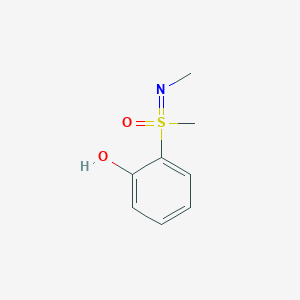 2-[Methyl(methylimino)oxo-lambda6-sulfanyl]phenol