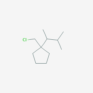 1-(Chloromethyl)-1-(3-methylbutan-2-yl)cyclopentane