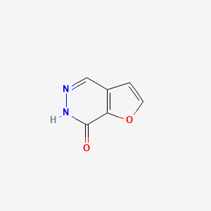 molecular formula C6H4N2O2 B15261063 6H,7H-Furo[2,3-d]pyridazin-7-one 