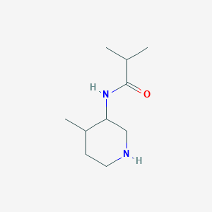 2-methyl-N-(4-methylpiperidin-3-yl)propanamide