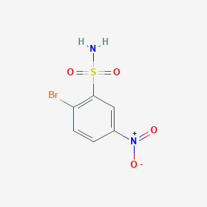 molecular formula C6H5BrN2O4S B1526109 2-溴-5-硝基苯磺酰胺 CAS No. 100707-40-2