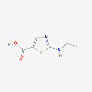 molecular formula C6H8N2O2S B1526117 2-(Ethylamino)-1,3-thiazole-5-carboxylic acid CAS No. 1354963-14-6