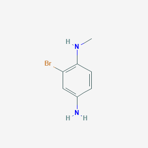 molecular formula C7H9BrN2 B1526125 2-溴-1-N-甲基苯-1,4-二胺 CAS No. 1248092-75-2