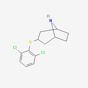 3-[(2,6-Dichlorophenyl)sulfanyl]-8-azabicyclo[3.2.1]octane